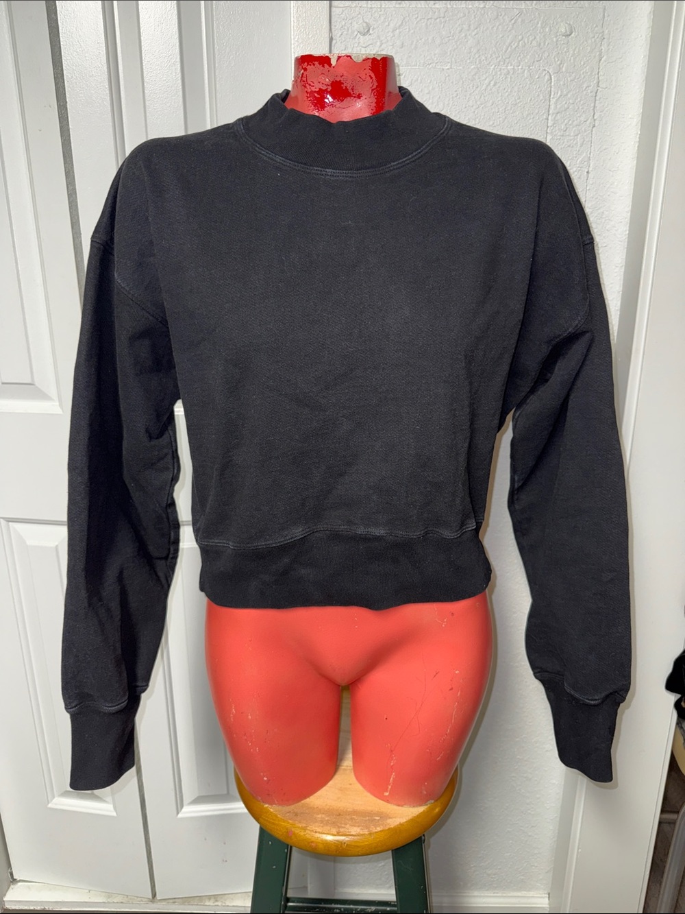 TALENTLESS Cropped Crop Crewneck Sweatshirt sweater